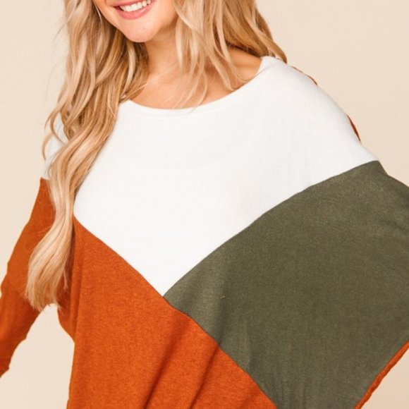 Fall Colorblock Top - Picture 4 of 4